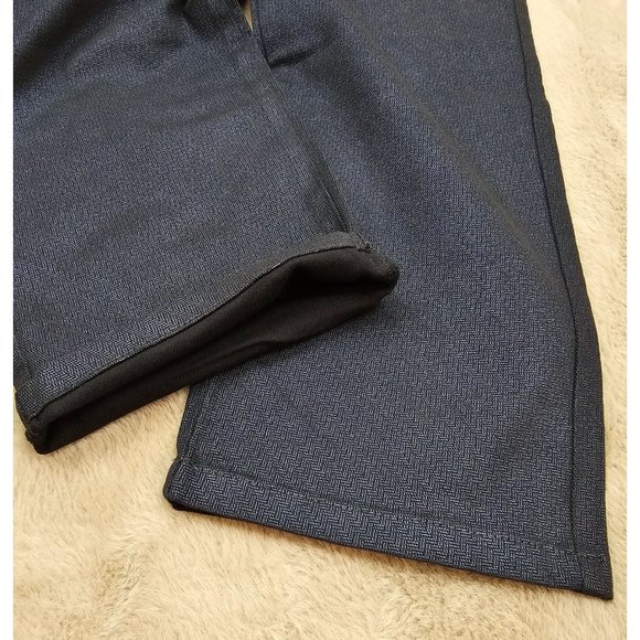 TR Premium Comfort-Fit Casual Stretch Flat Front Blue Chino Pants - Picture 8 of 12